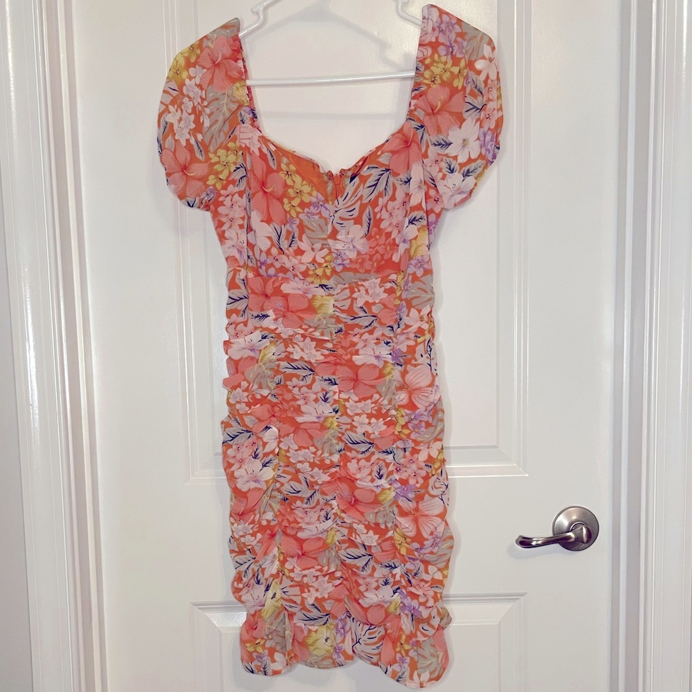 Floral Midi Dress (Small)